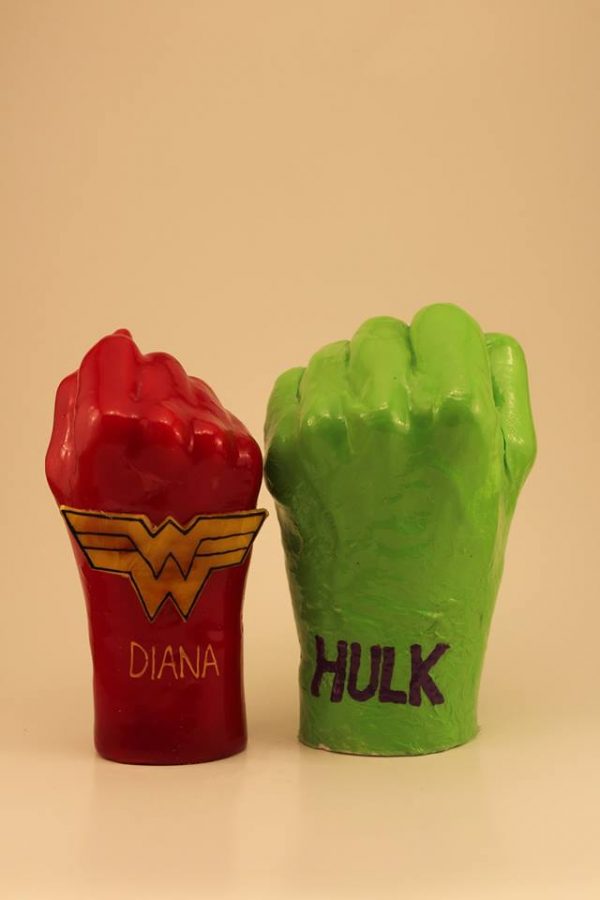 WaxHandsFunZone Plaster vs Wax character hands Wax Hands Fun Zone